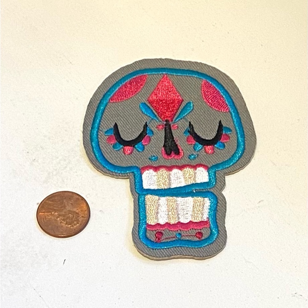 Skull Iron-On Patch